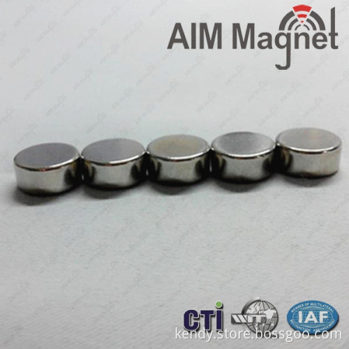 N35 D12 x 6.35mm Neodymium Magnet